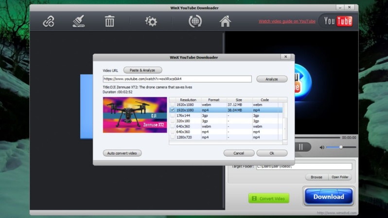Get a closer look at pros and cons of WinX YouTube Downloader