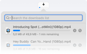 The final step to download videos on Mac via VideoDuke.