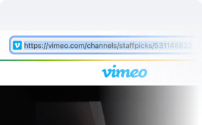 Copy the Vimeo URL